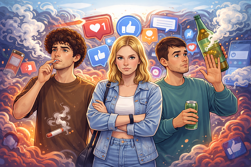 Tabac, alcool, réseaux sociaux : comment les ados résistent (ou pas) à l’influence