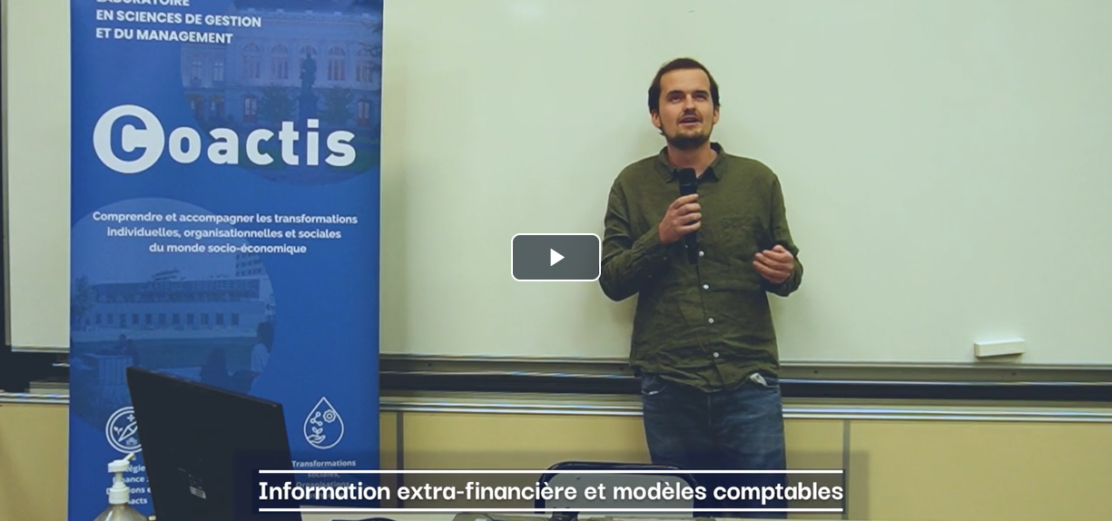 [VIDÉO] Repenser la comptabilité face aux exigences de durabilité : acteurs, pratiques et effets de la directive CSRD