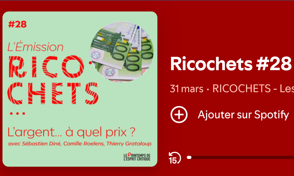 L&rsquo;argent… à quel prix ?